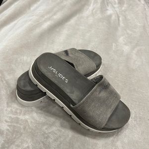 J Slides Brit Platform Sandals